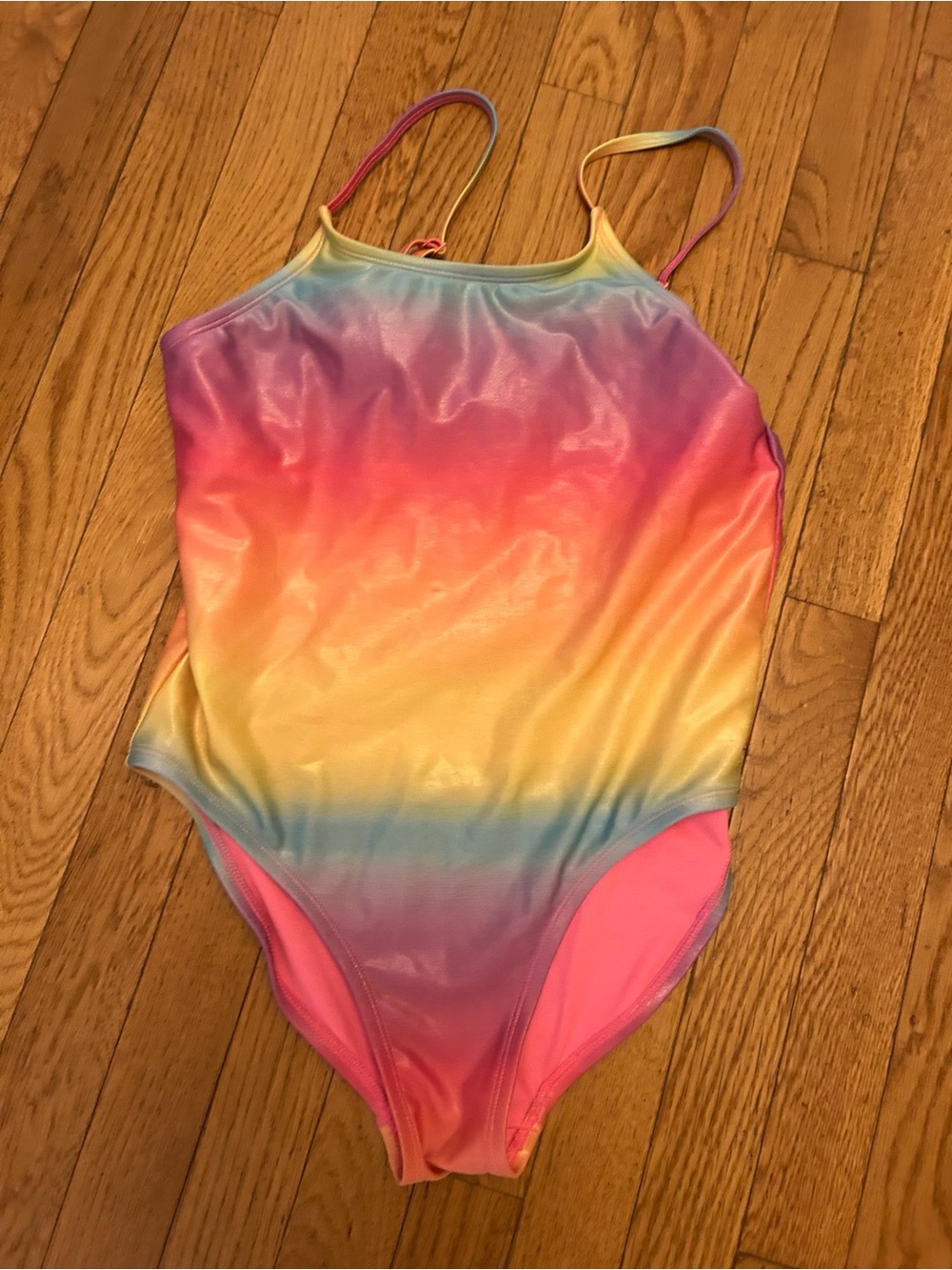 Girls Sugar & Jade Rainbow Ombré Bathing Suit XL